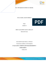 ROSA - AMADO - Fase 1 Descripción de Métodos de Evaluación