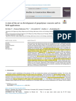 A State-Of-The-Art On Development of Geopolymer Concrete and Its Field Application