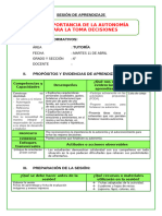 Sesión TUTORIA 6°