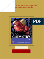 Full Solution Manual For Chemistry, 13th Edition, Raymond Chang, Jason Overby All Chapters