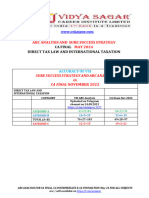 CA Final Paper 4 Direct Tax Laws & International Taxation ABC Analysis