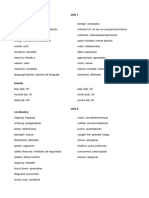 Vocabulario y Fonética Ingles