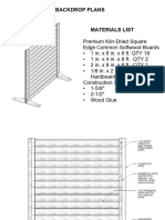 Backdrop Plans