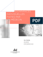 Ordonnances Individuelles Faites Par Un Medecin