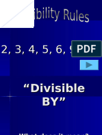 Divisability Rules