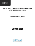 Voter List DBC Election 2020 - Final Correction