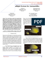 IJERT Adaptive Headlight System For Auto