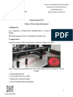 2 - Exp Fabry Perot Interferometer