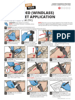 Two-Handed (Windlass) Tourniquet Application: Tactical Field Care (TFC)