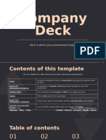 Company Deck by Slidesgo