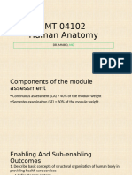 CMT 04102 Human Anatomy