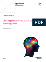 2024 Onwards - 9990 AICE Psychology Student Learner Guide