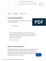 Leadership Styles - Overview, Importance, Examples