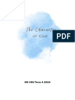 Term 4 Study - Character of God