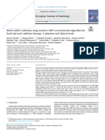 Metal Artifact Reduction Using Iterative CBCT Reconstruction Algorithm For Head and Neck Radiation Therapy A Phantom and Clinical Study