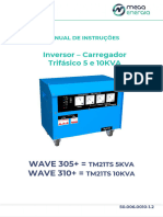 Inversor Carregador Trifásico 5 e 10KVA: WAVE 305+ WAVE 310+