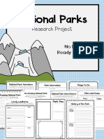 National Parks: Research Project