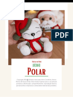 Português Amis Crochê - Urso Polar