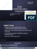 Group 14 - NON COMMUNICABLE DISEASES