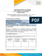 Guia de Actividades y Rúbrica de Evaluación - Tarea 1 - Preguntas Orientadoras e Identificación de Problemática