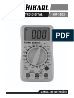 Manual Multimetro Digital HM-1002