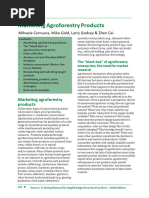 Marketing Agroforestry Products