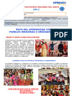 25 JUNIO - 3RO Ruta Del Aprendizaje Pueblos Indigenas U Originarios