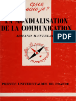 (Que Sais-Je - ) Armand Mattelart - La Mondialisation de La Communication-Presses Universitaires de France (1996)