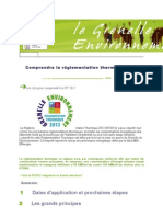 Comprendre La Réglementation Thermique 2012