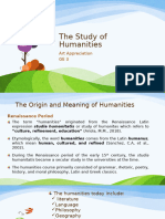 The Study of Humanities