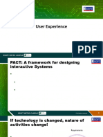 UX - PACT Framework