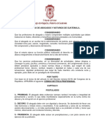 Codigo de Etica Profesional de Abogados y Notarios