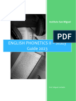 English Phonetics II Study Guide 2023