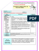 2º U6 S1 Sesion D3 CT Las Plantas Tienen Vida (El Ciclo de Vida) 998591174