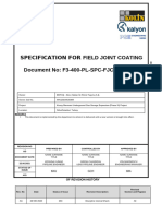 F3 400 PL SPC FJC 0001 - AD Specification For Field Joint Coating