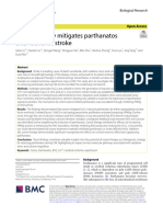 Ozone Therapy Mitigates Parthanatos After Ischemic Stroke: Research Article Open Access