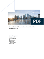 Cisco ASR 1002-HX Router Hardware Installation Guide: Americas Headquarters