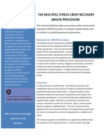 FHWA Tech Brief On The MSCR Procedure