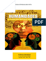 APOSTILA HUMANIDADES - 1º BIMESTRE - 1º ANO (Reparado)