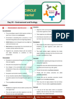 Day 24 - Environment and Ecology