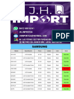 Lista de Pantallas y Tactiles J.H Import 14-10-2024