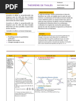 Cours Theoreme de Thales 3APIC