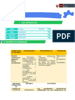 Sesión de Aprendizaje Nº06 - 2do Grado