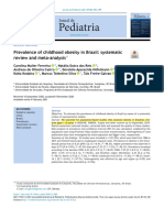 2021 - FERREIRA C. Et Al, Prevalence of Childhood Obesity in Brazil Systematic Review and Meta-Analysis