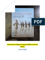 Organizational Behavior 18th Edition PDF