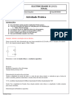 Atividade Pratica - Eletricidade II - SG