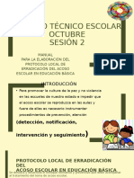 Manual para La Elaboración Del Protocolo Local de Erradicación Del Acoso Escolar en Educación Básica