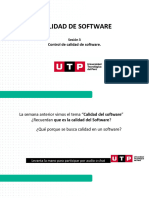 Sesión 03 - Control de Calidad de Software