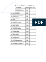 Daftar Penyerahan Buku Pinjaman AKM