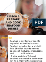 Lesson 2 Prepare and Cook Seafood Dishes